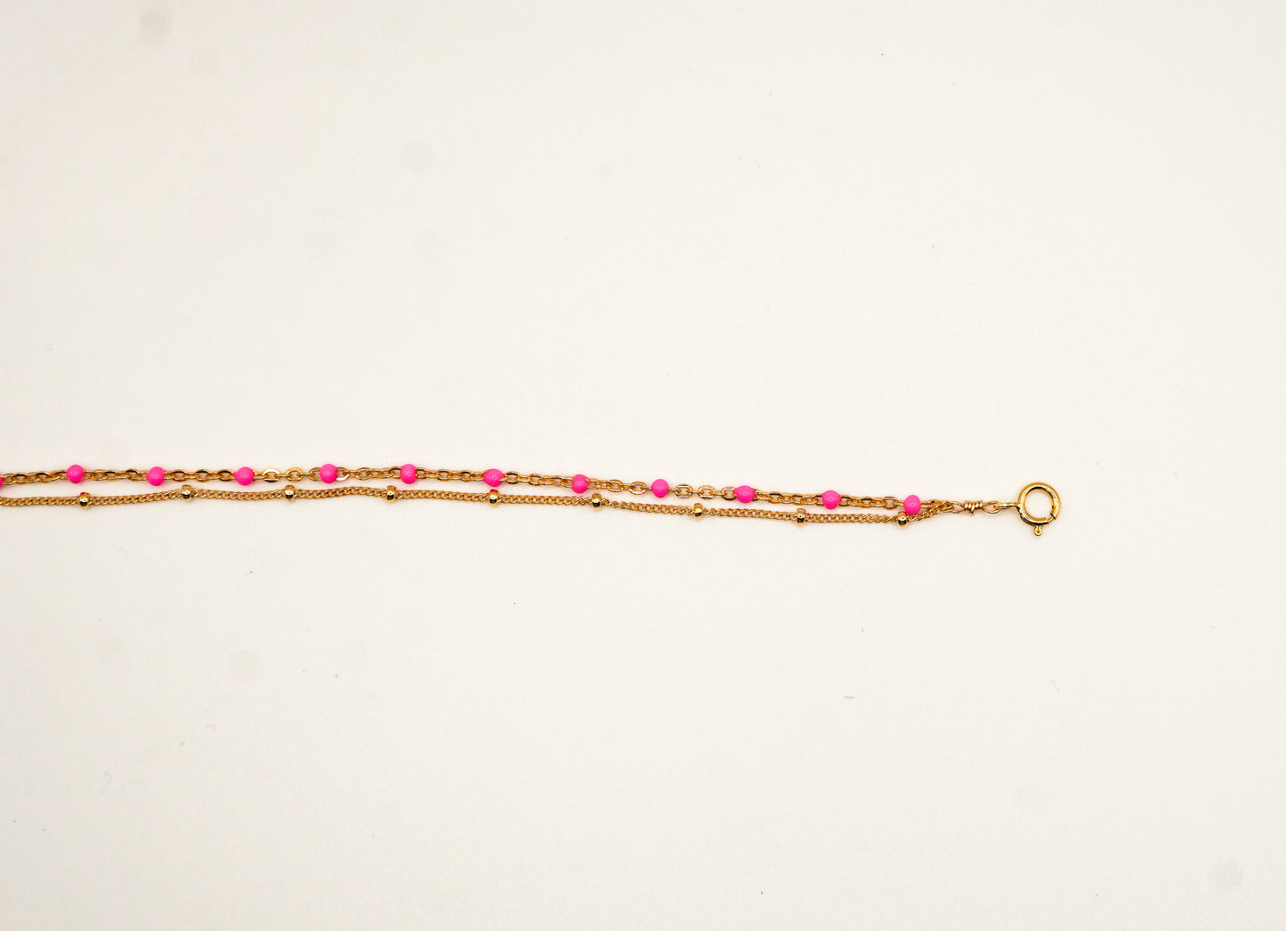 Mia Pink Double Wrapped Bracelet
