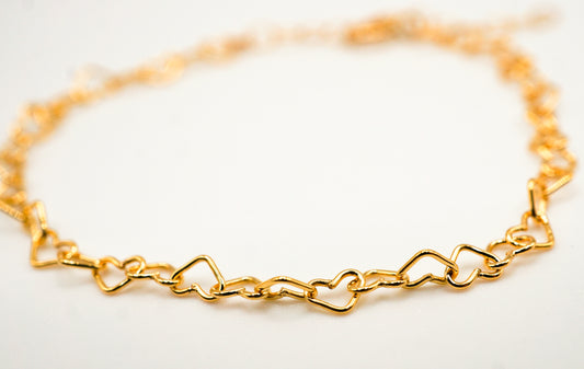 Aurora Gold Heart Bracelet