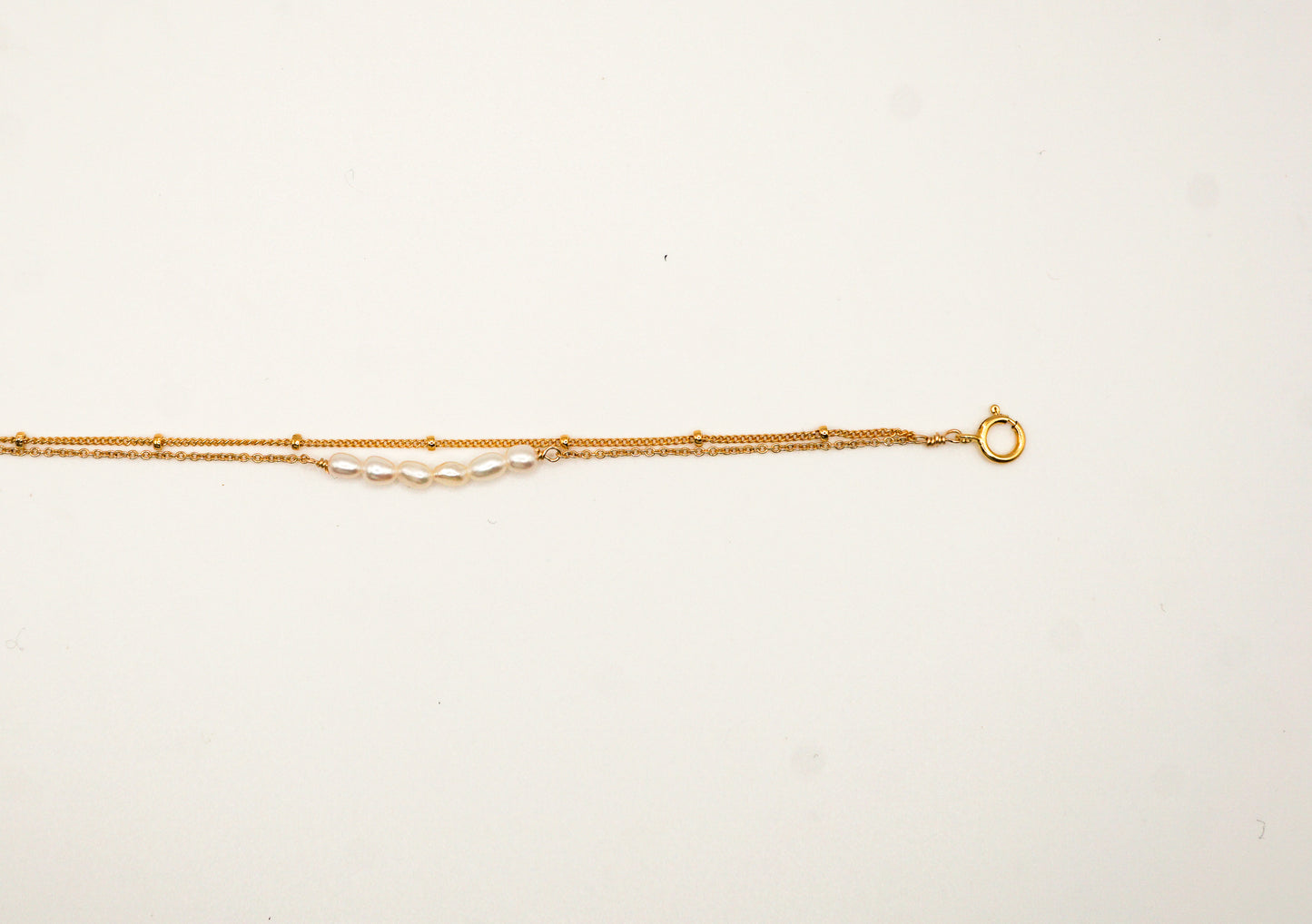 Kaia Pearl Double Wrapped Bracelet